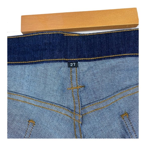 RYB Ride Your Bike Women's Indigo Denim Shorts 27 - Picture 12 of 15